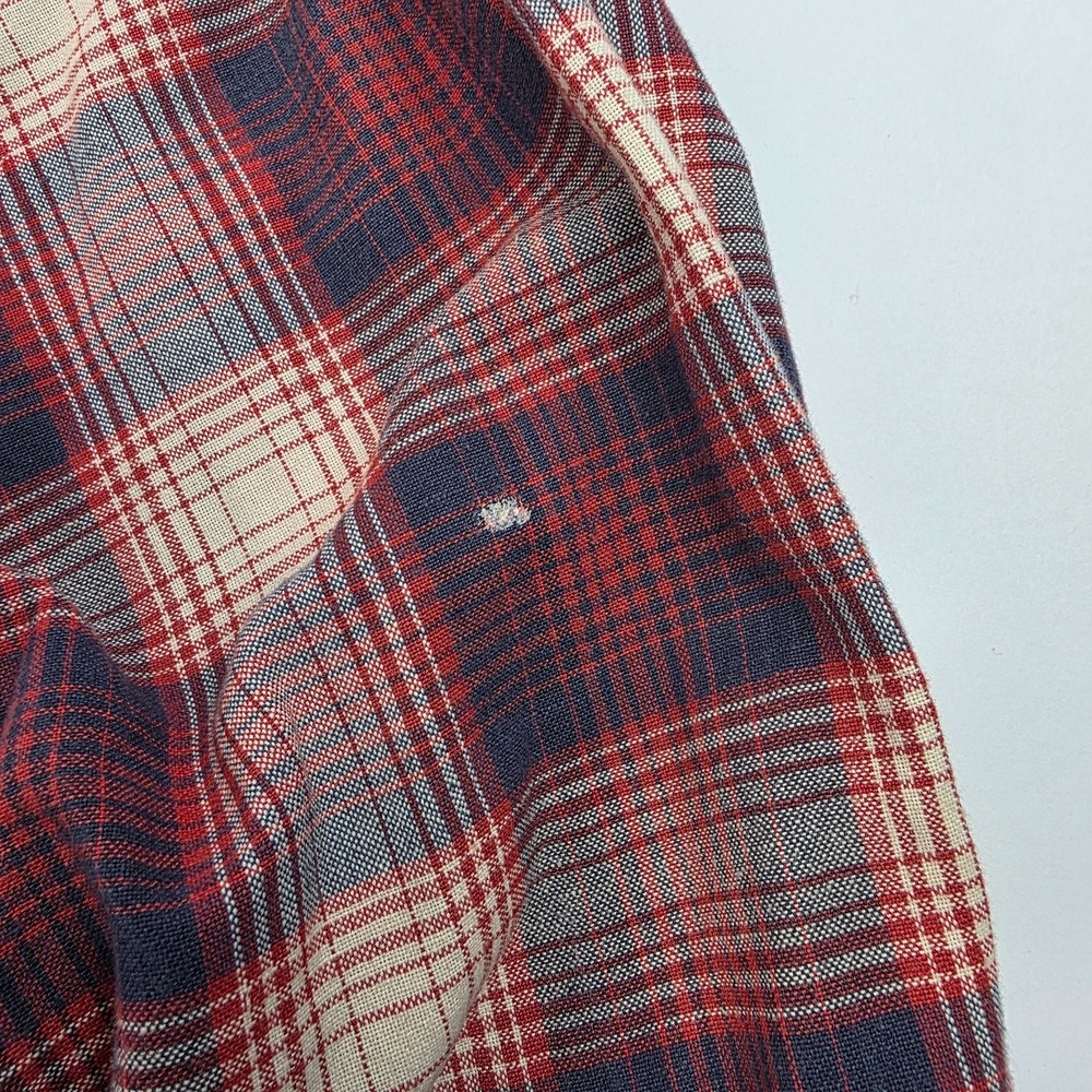 Polo Ralph Lauren US Naval Reserve Flannel Shirt Plaid Mens L - Picture 6 of 9